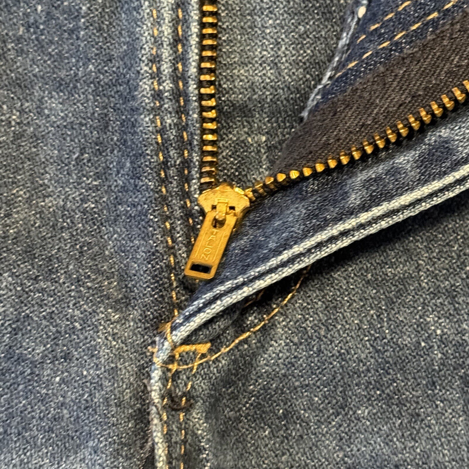 Vintage Wrangler Jeans Denim Kids Sze 10 Slim (23×23) Made In USA talon zipper