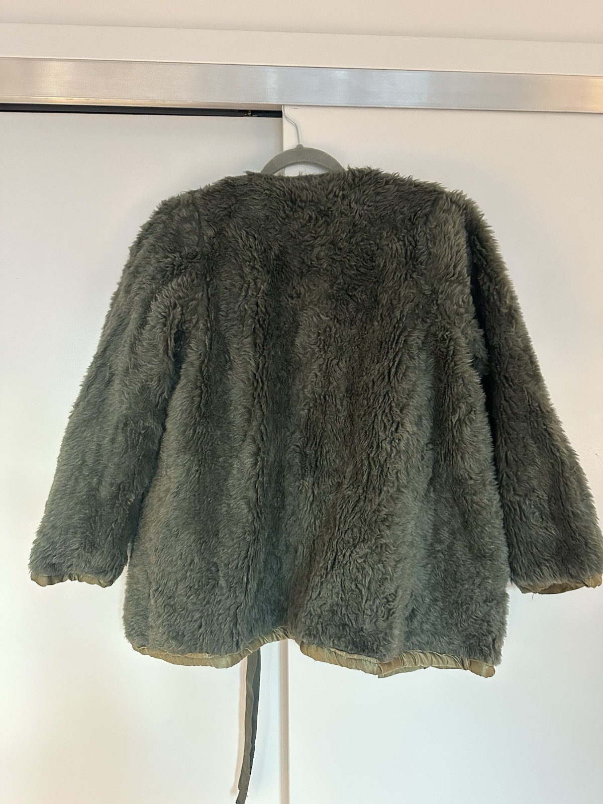 Vintage Reversible Military Liner Jacket