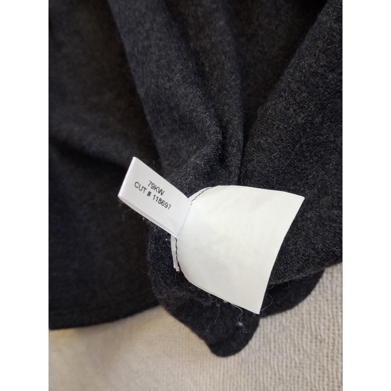 eileen fisher wool collared sweater medium minimalist quiet luxury lagenlook