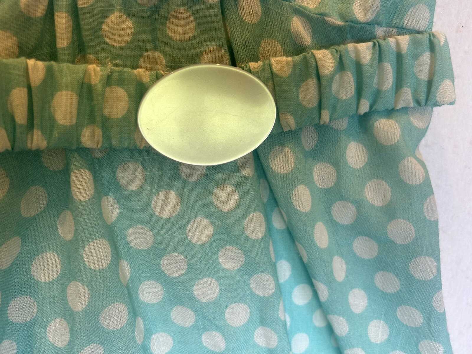 Vintage 1970s IFI Polyester Polko Dot DRESS BELT SIZE 4P Flaws U.S.A.