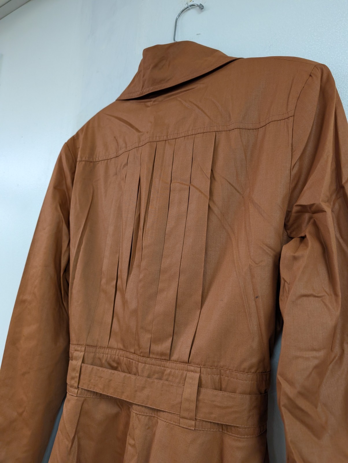 Vintage Rain-Ette Fashions Trench Coat 70s Street Style Lightweight 13 / 14