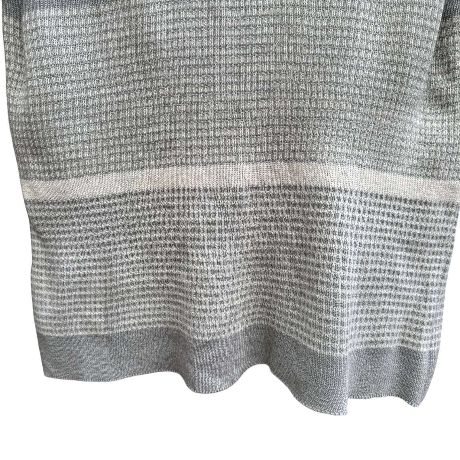 Georgie Porgie Vintage 70s Mod Academic Striped Knit Turtleneck Sweater Womens S