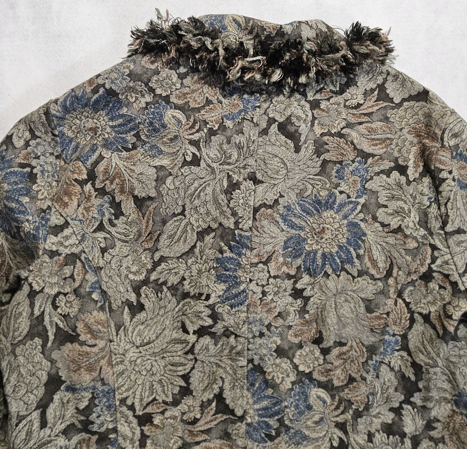 Cottagecore Jacket L Tapestry Floral Bell Sleeve Fairy Whimsy Y2K Country Vtg