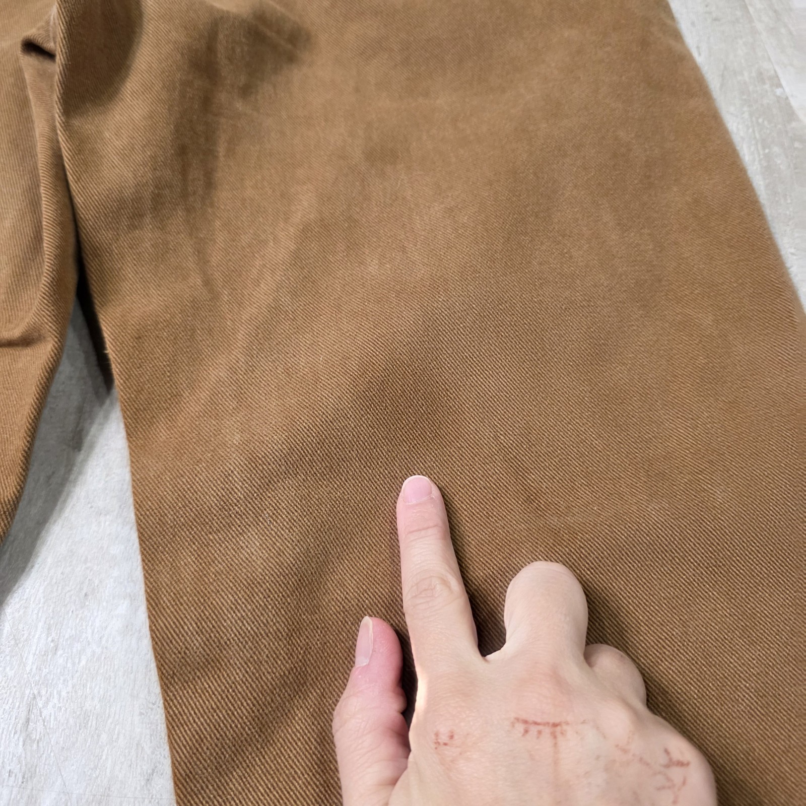 Vintage LEE Rivited Brown Denim Jeans Size 10 Medium