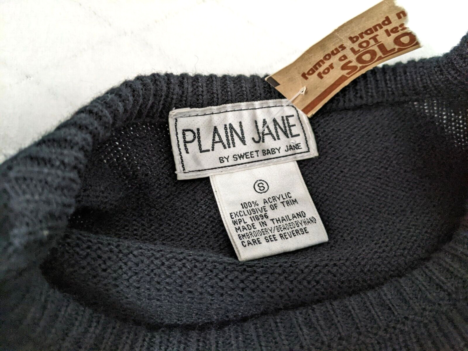 NWT Vintage 80s PLAIN JANE BY SWEET BABY JANE Women’s Dress Size Small New Years