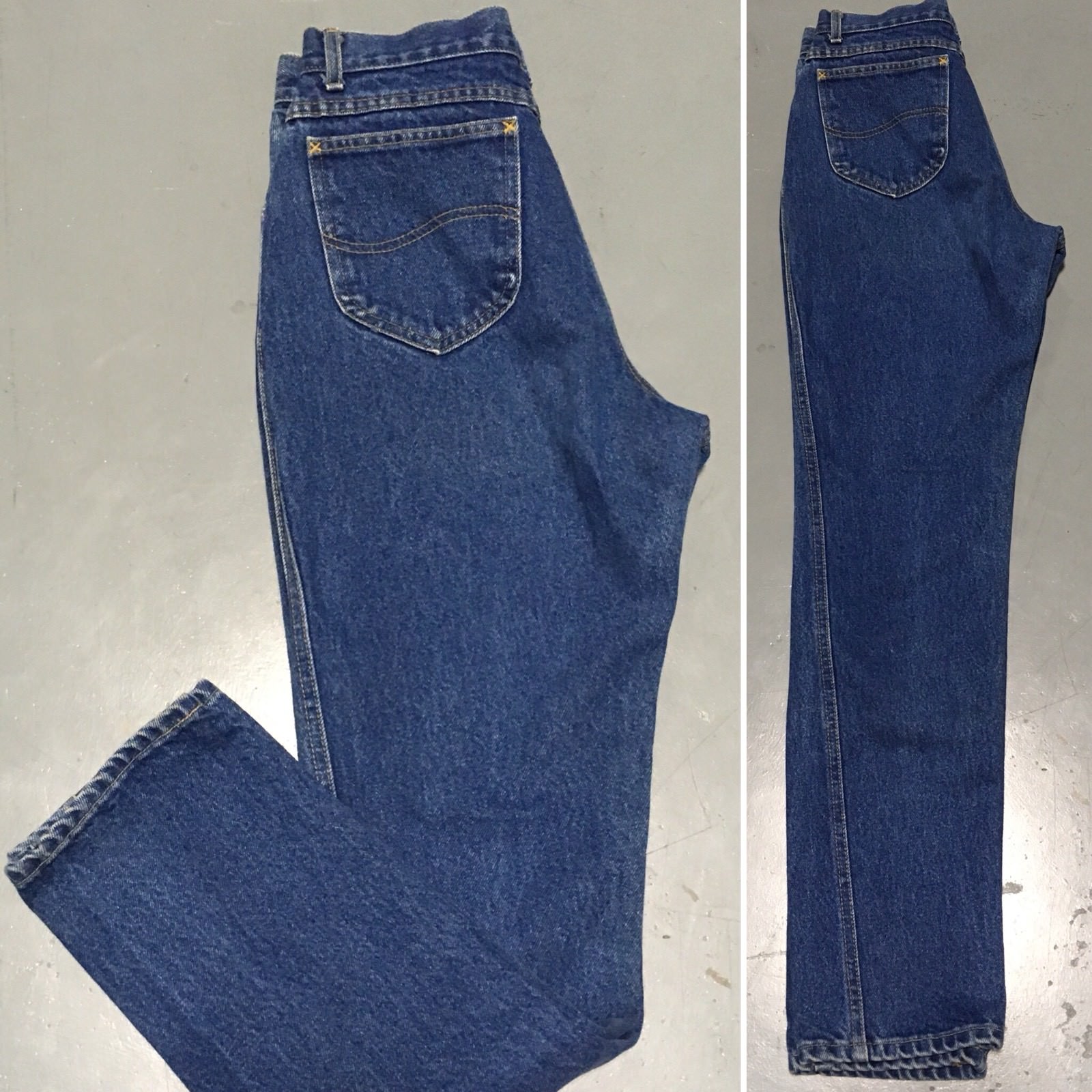 Vintage Lee Jeans High Waist Made In USA 8 Med 26 1/2” Waist Lee Riders 80s 90s