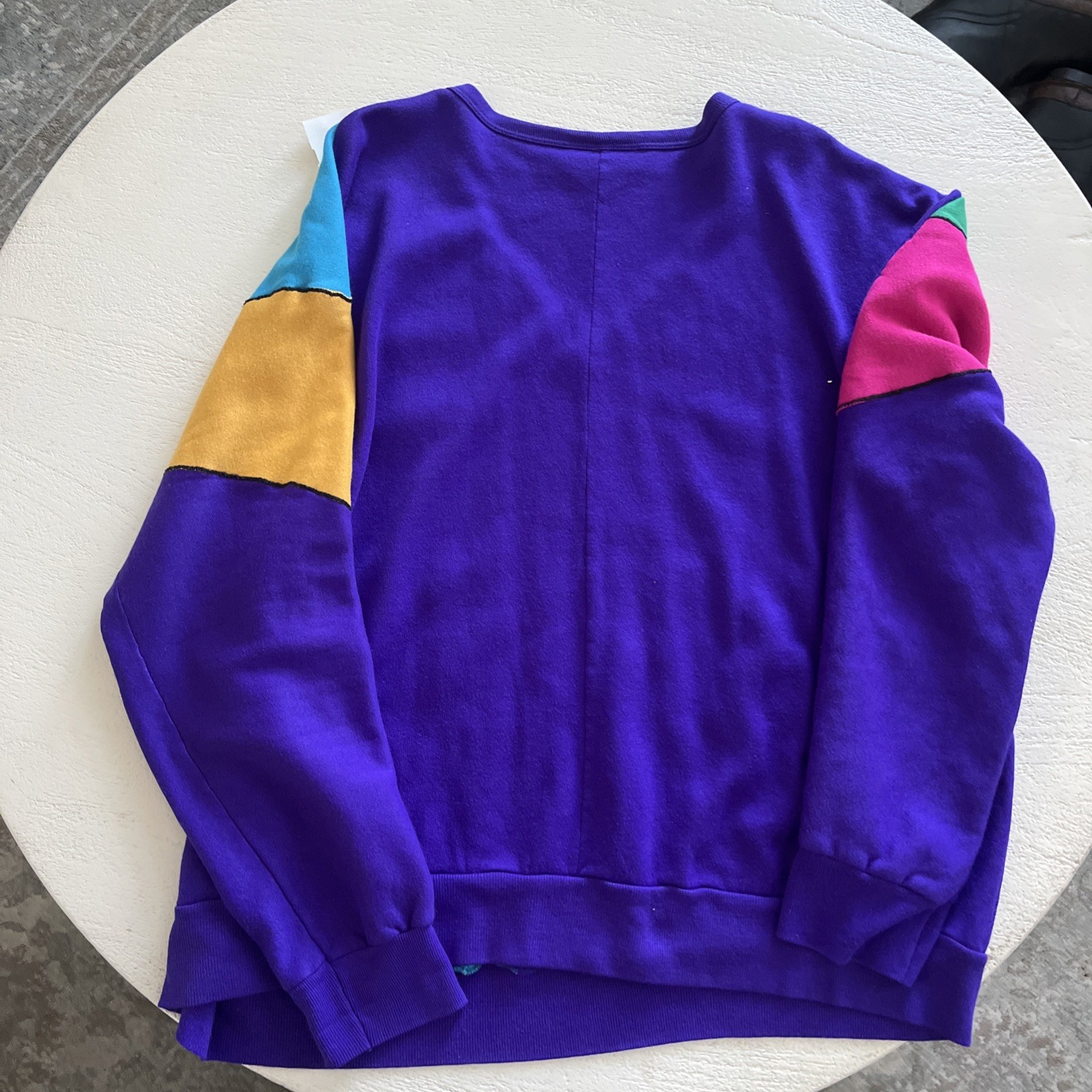 Vintage Womens 80s 90s Velour Pullover by Young Stuff Size 2X