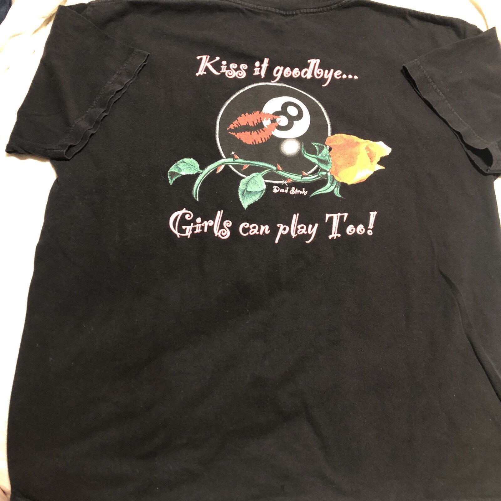 Vintage Dead Stroke Pool Girls Can Play Too Size XL bayside