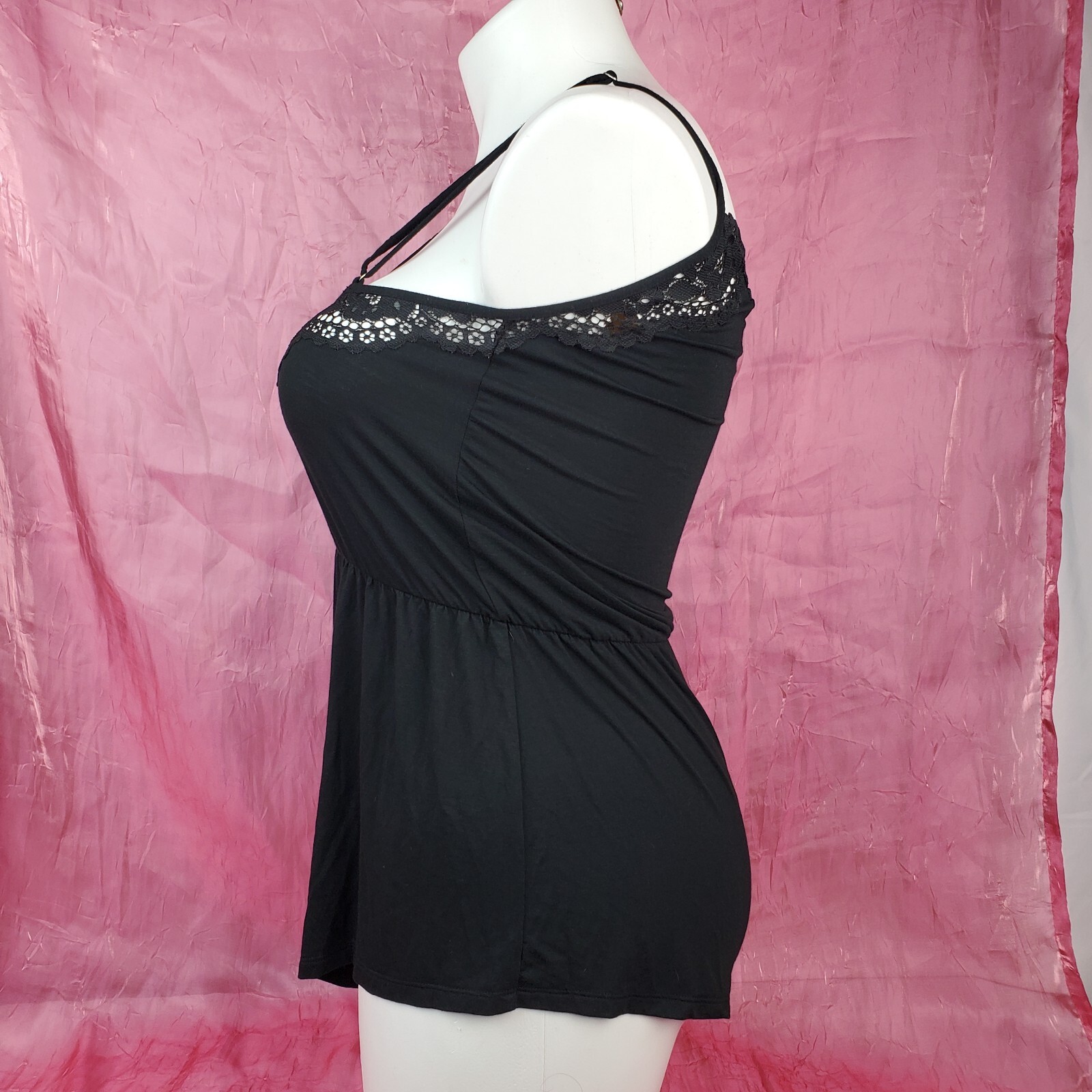 Victoria Secret Black Stretch Lace Teddy Romper Playsuit Sz M Pin Up Bombshell