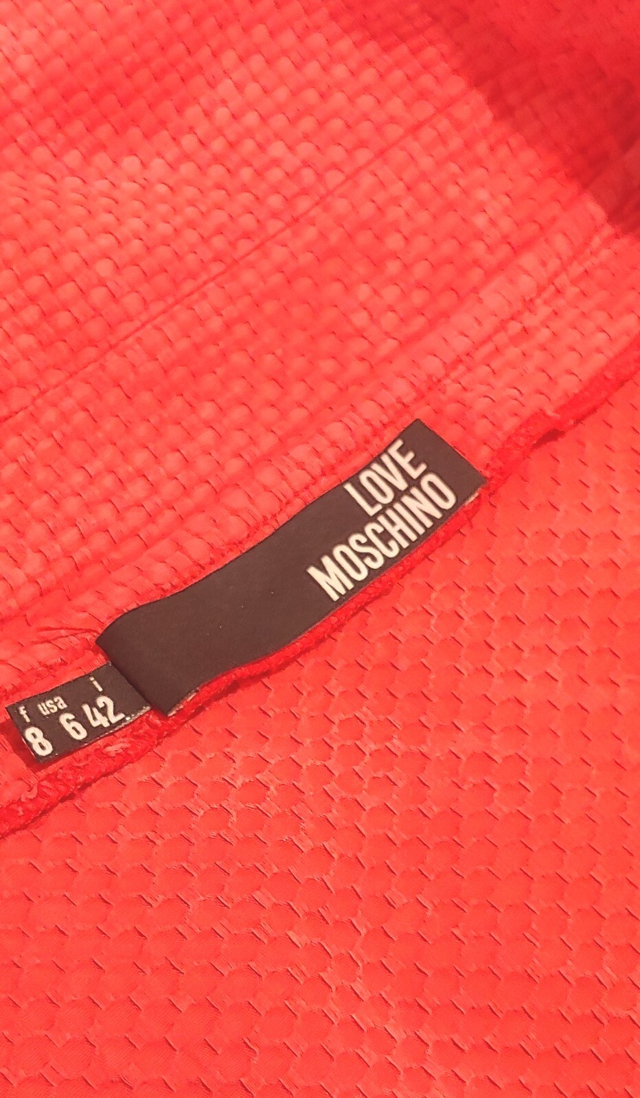 Vintage LOVE MOSCHINO made in Italy dress woman size 42 approx S/M RARE