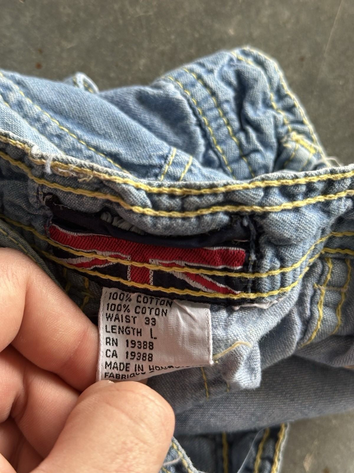Vintage 70s Britannia Bell Bottom Jeans Flowy 26 X 32 Hippie Boho