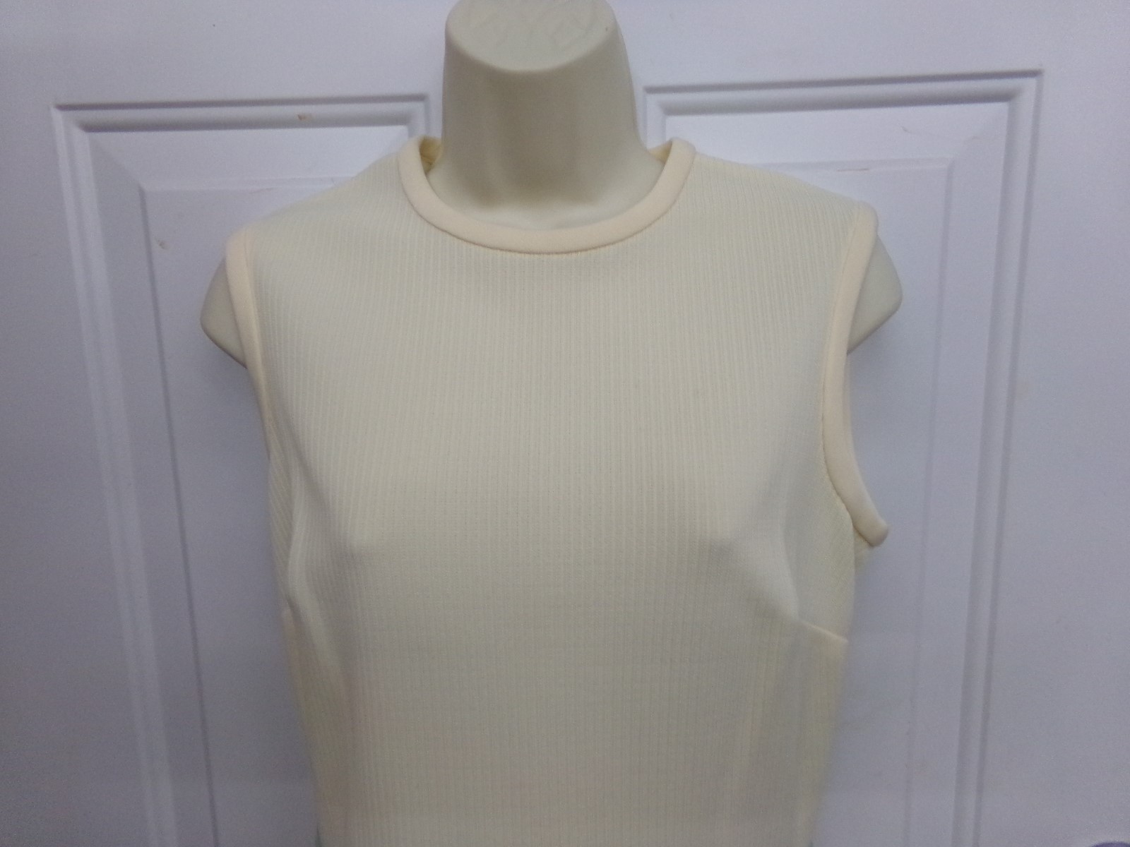 True Vtg Womens 2 Pc Altogether Fashions Ecru Dress & Pastel Jacket Set M or L?