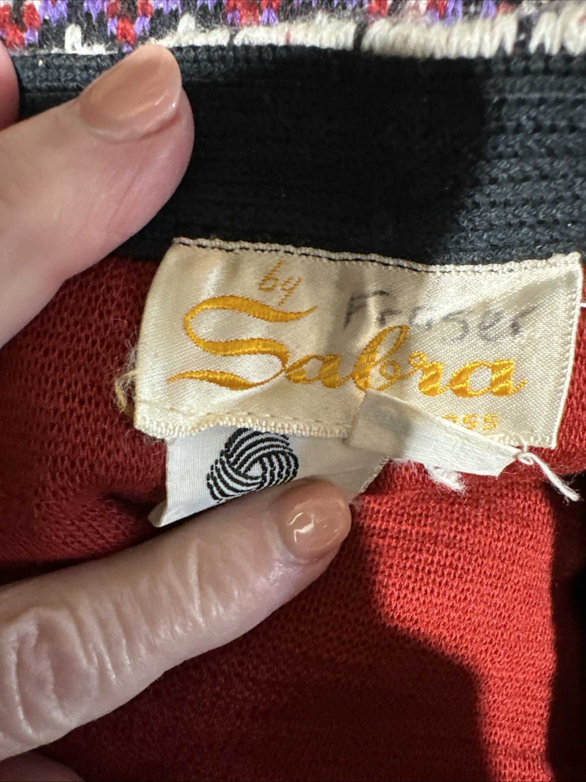 Vintage 1970s Sabra Wool Skort & Sweater Hobo Cutter Craft Fix Repair