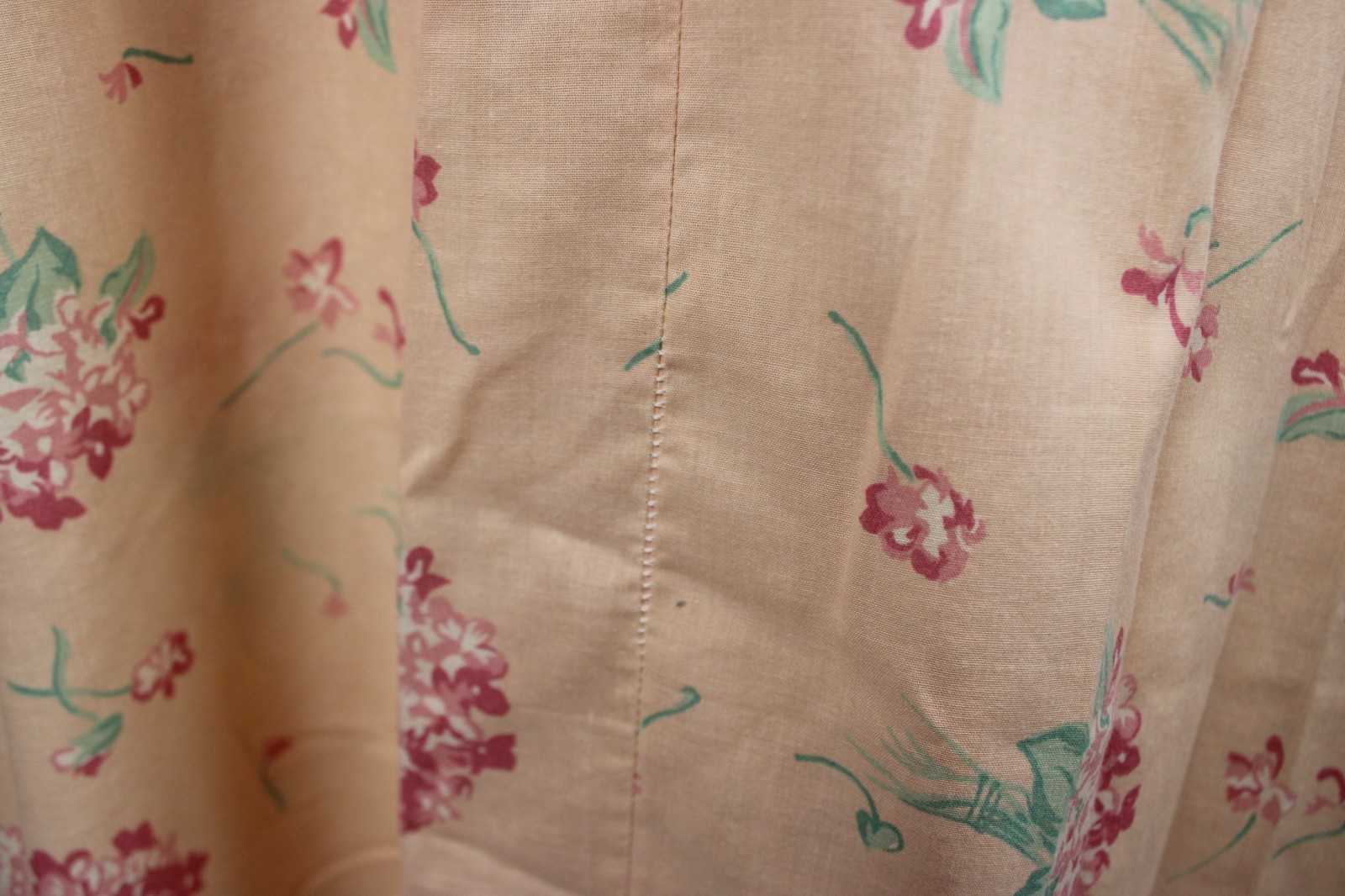 Quiet Moments Nightgown – 1X, Made in USA, Floral, Lace Trim, 40” Length
