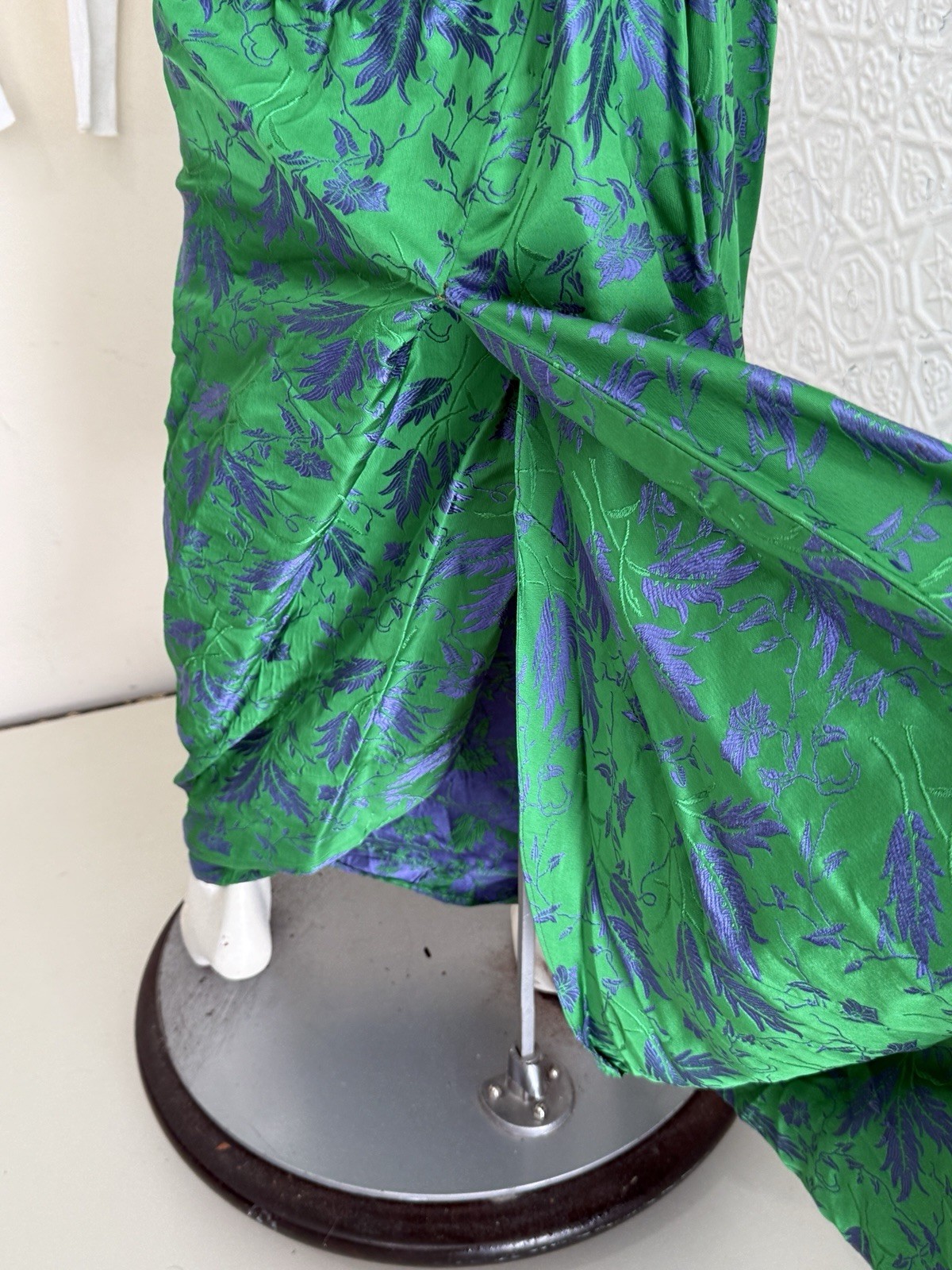 Ceil Chapman mermaid dress vintage designer gown glam 1950s midcentury Sarong S