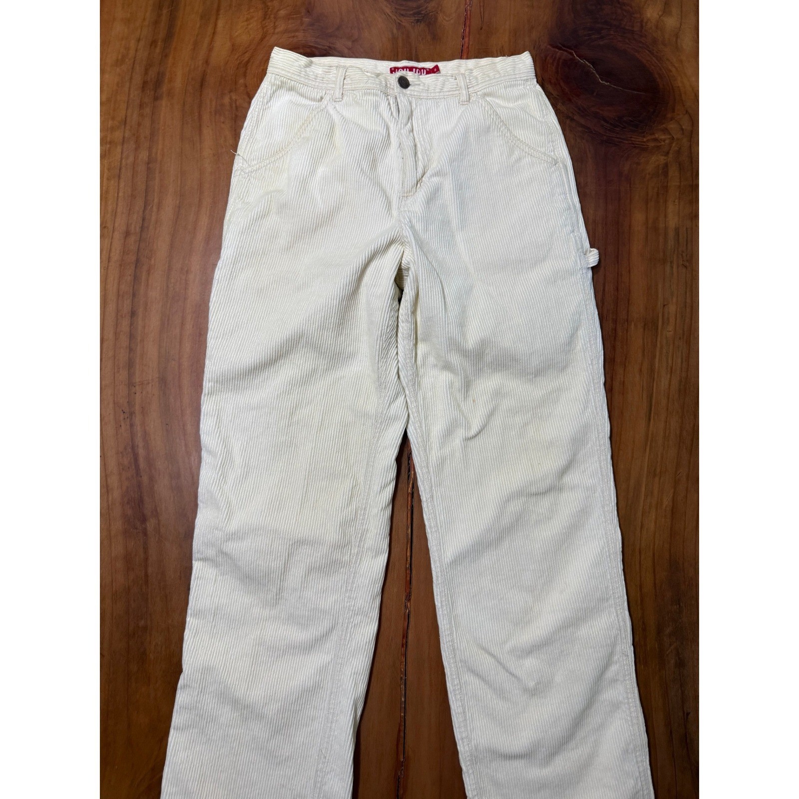 Vintage 90s Y2K Jou Jou Joujou Pants Carpenter High rise Corduroy Cotton JJ1