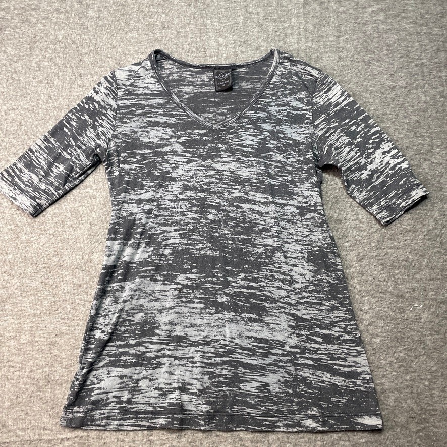 Vintage Sledge Shirt USA Womens Medium Top Boho Med Biker 2000s Y2K Tie Dye
