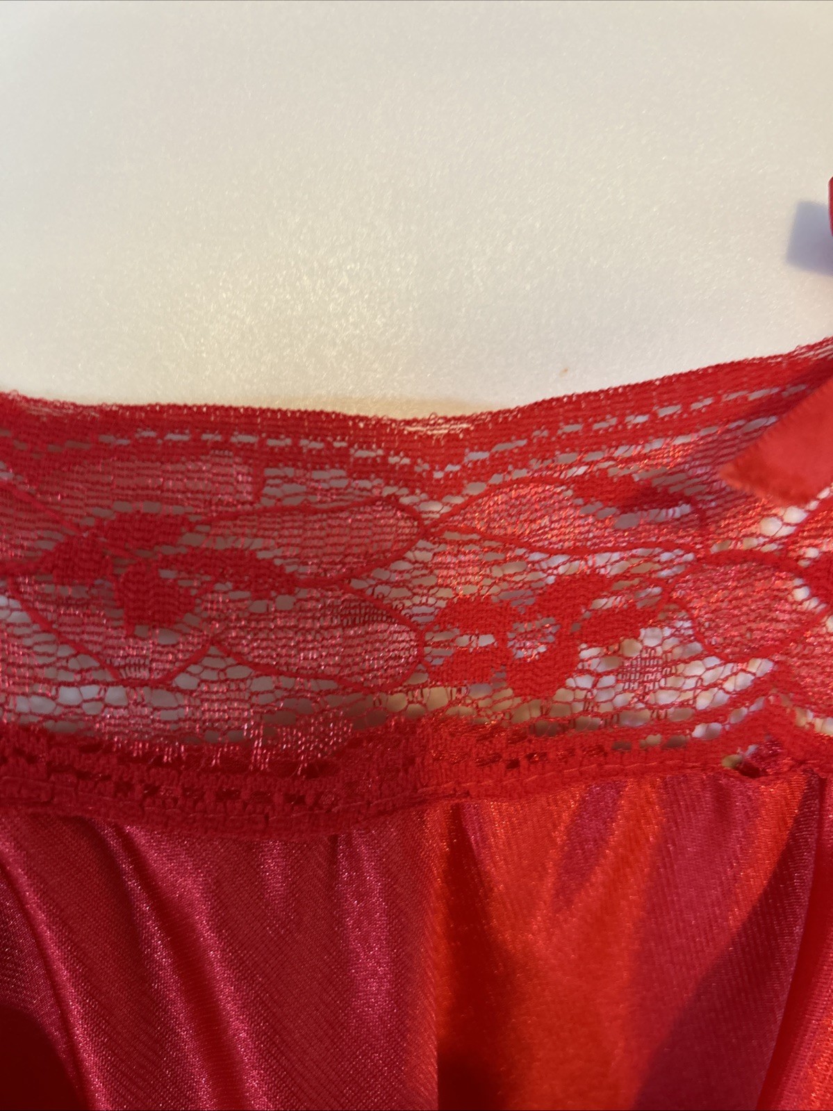 Petra Fashion Vintage Baby Doll Night Gown Chemise Red Size Small