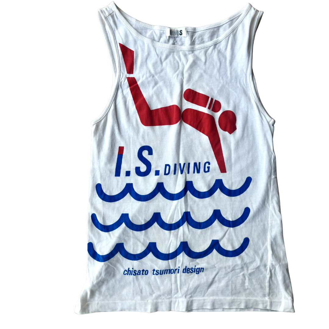 Issey Miyake Tsumori Chisato Collab “I,S” 80s Archive Sleeveless Tops SｰM size