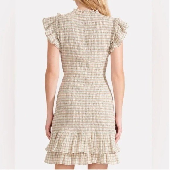 Veronica Beard Size 2 Cici Smoked Gingham Dress