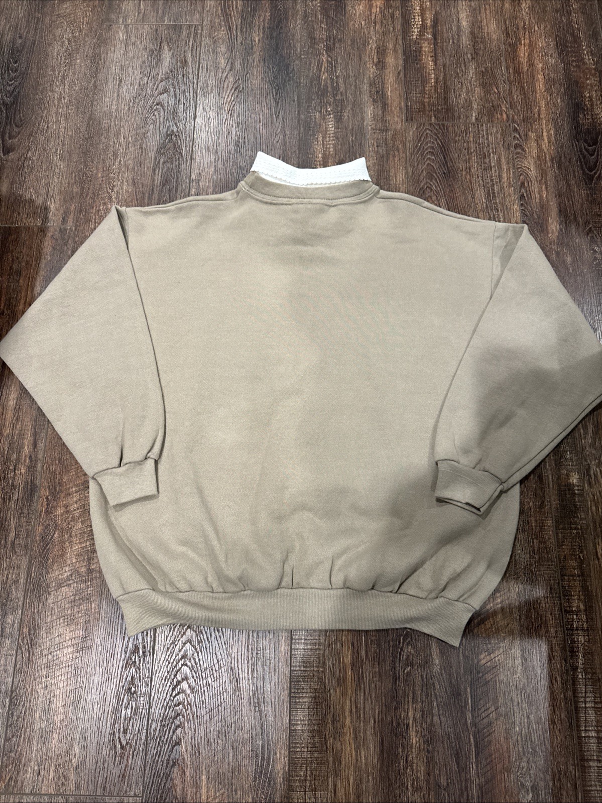 VTG 90’s Collared Pullover Crewneck Top Stitch By Morning Sun Embroidered SZ LP