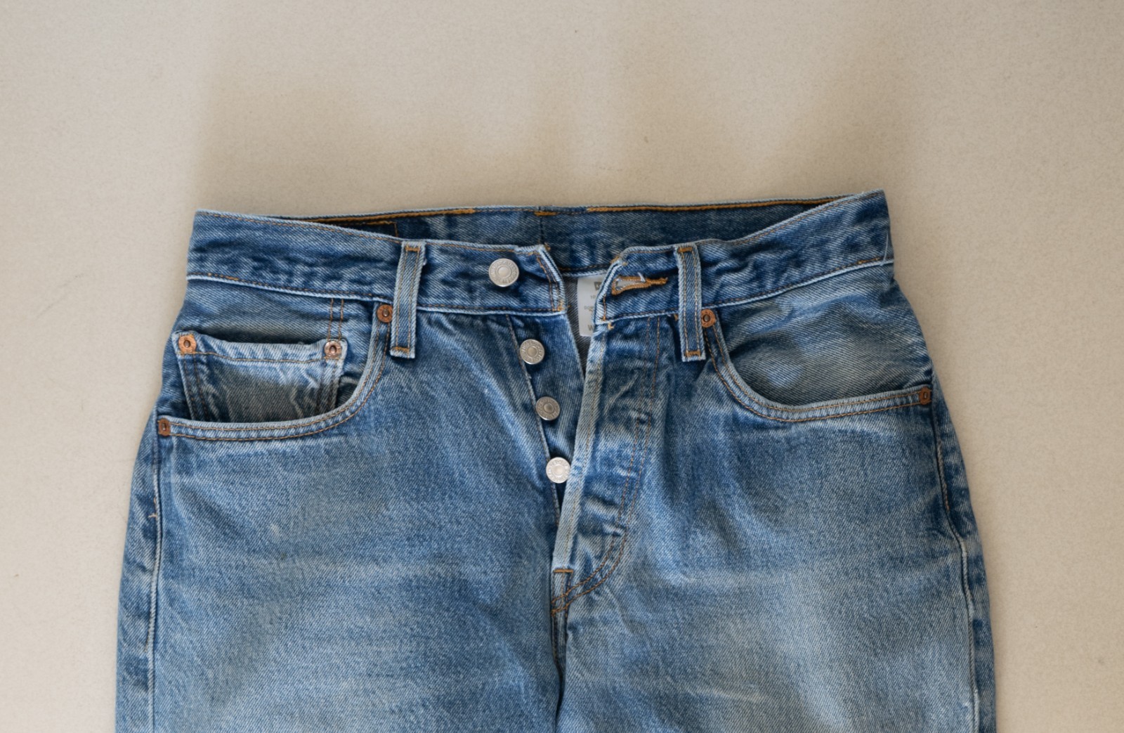 Levi’s 501 Jeans 28 Custom Cropped Sashiko Patched Paint Splatter Distressed