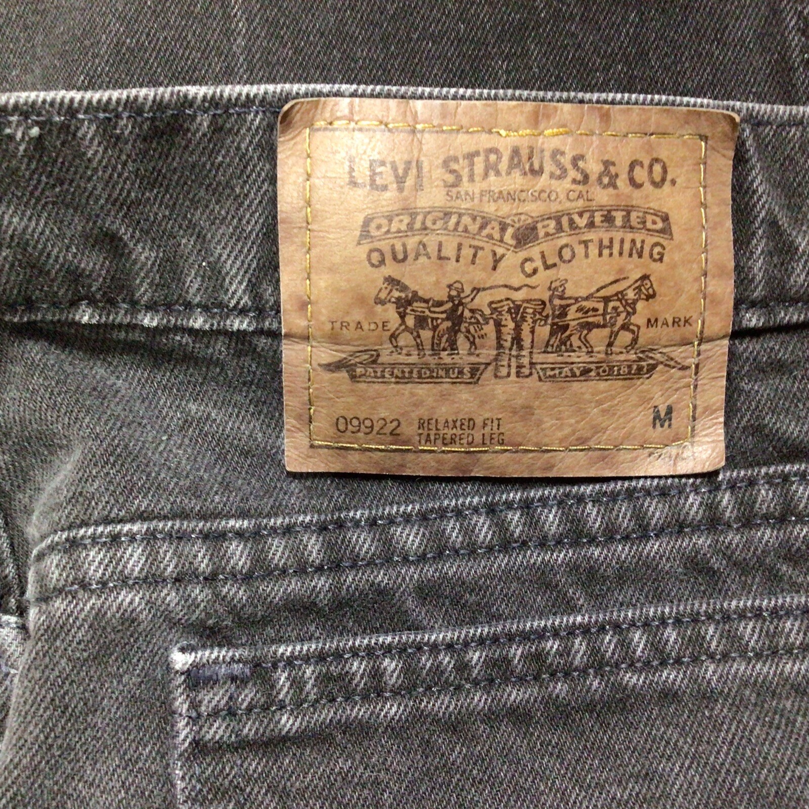 Vintage Levi’s Woman’s 950 Jeans Orange Tab USA Black 18W 90’s 36×30.5 Tapered
