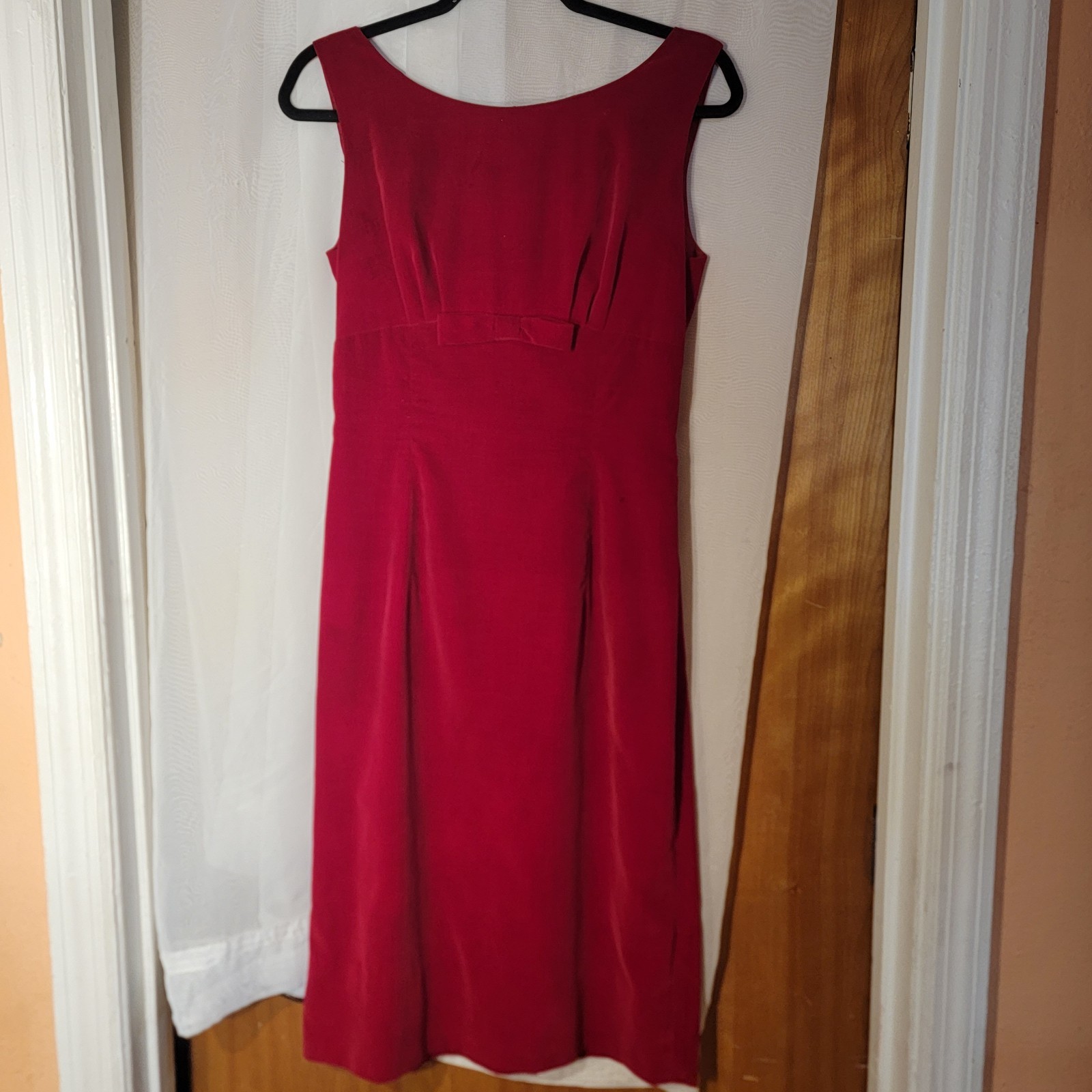 Intl Ladies Garment Workers Union Label RARE Vtg Dress Empire Waist 1950s 1960s