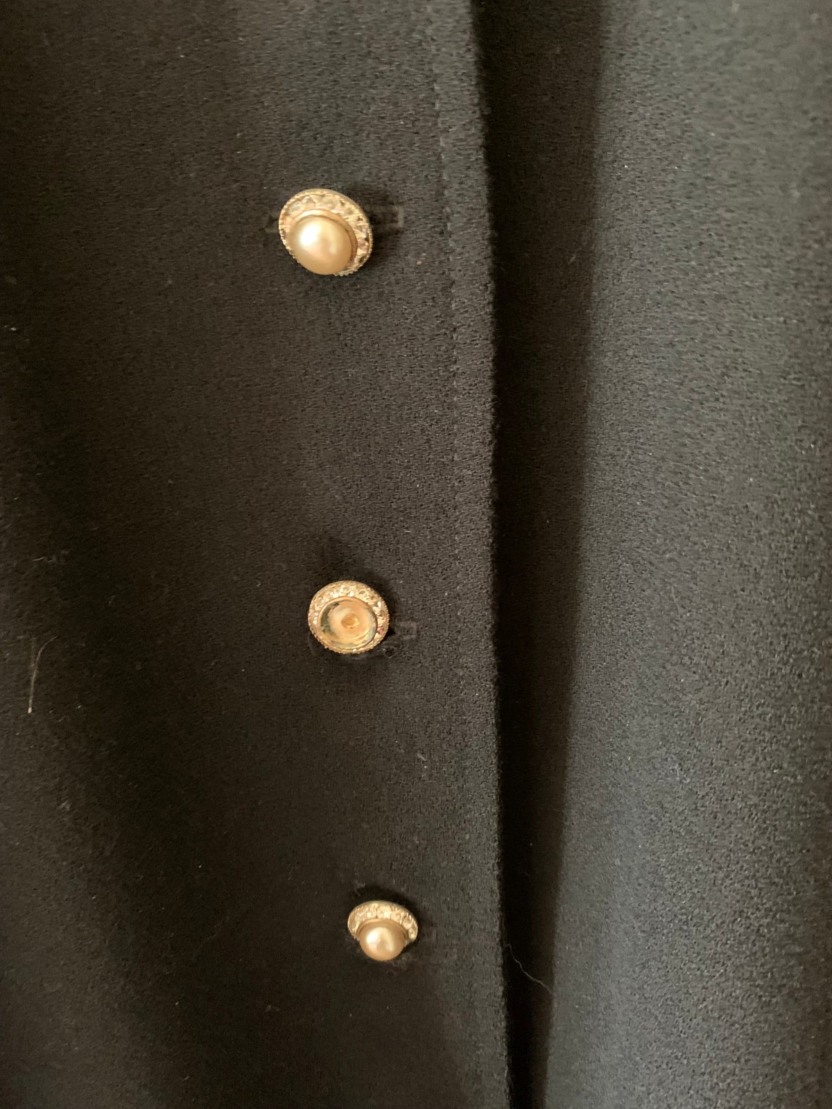 Vintage Stanley Sherman Designer Black Dress size 10 (?)