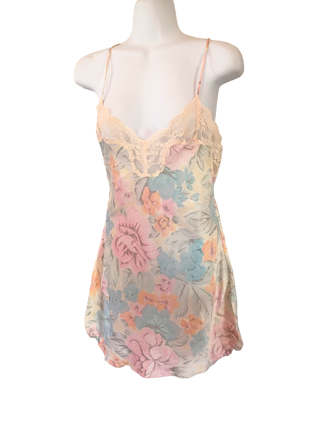 Glynn & Jacalyn Manson Lauren Alexandra Silk Chemise Nightgown Set Size S