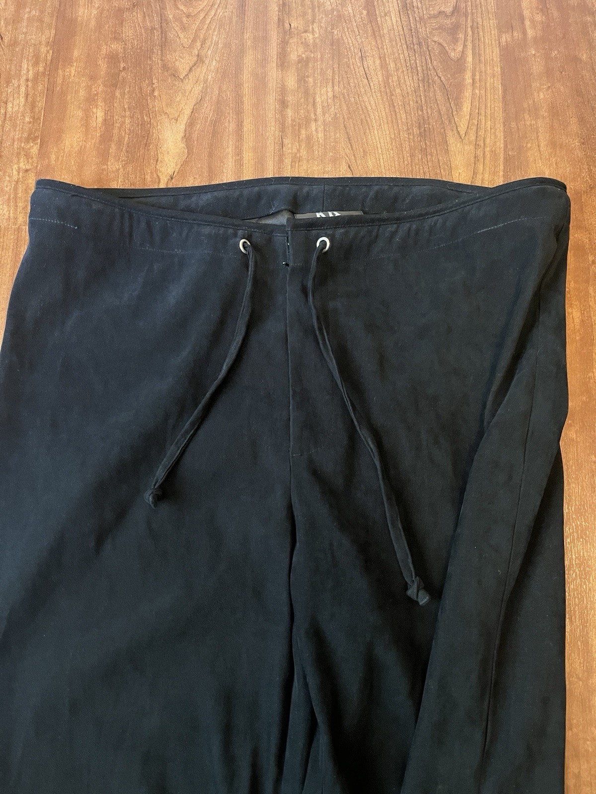 Karl Kani Vintage 90’s KK2 Women’s Velvet Drawstring Pants Samurai 11/12 Black
