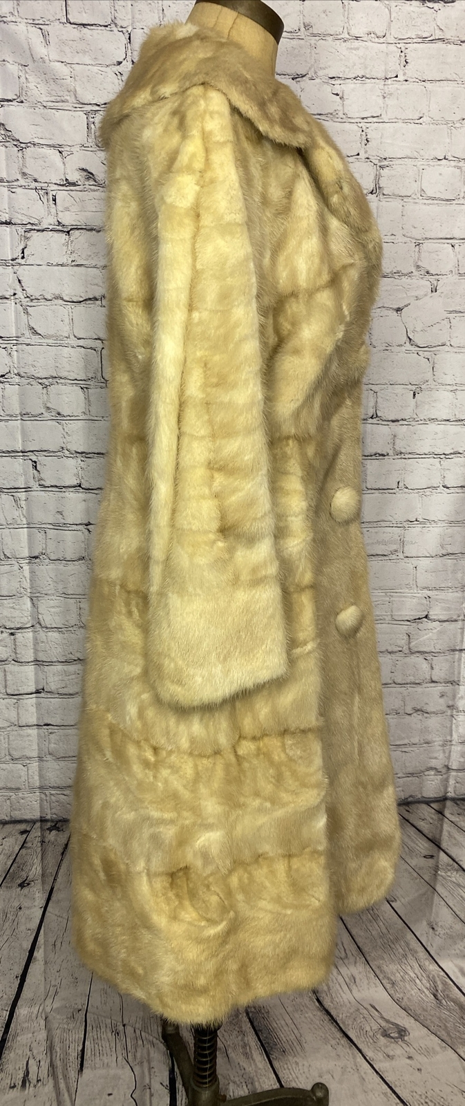 Vtg Fur Coat By GEORGE M. TRAHOS Fur House Athens Greece