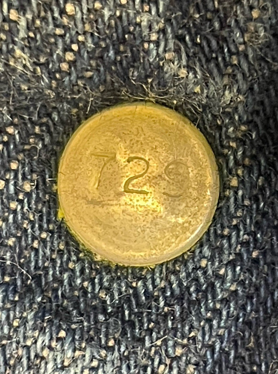 Vtg Levi’s White Label Orange Tab Jeans Custom 24×27 Scovill Zipper Snap Button