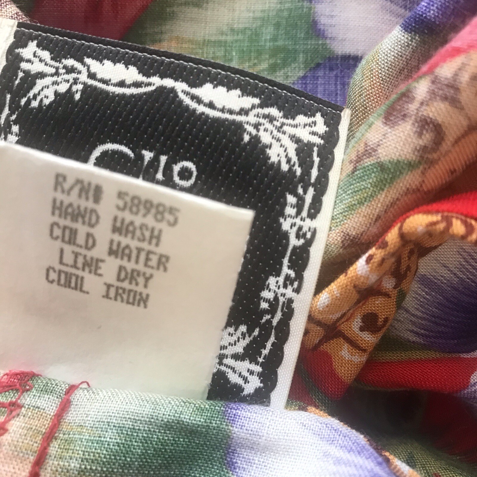 Vintage Dressing Clio Hawaiian Luau Maxi Dress Red Purple Hibiscus Pineapple S