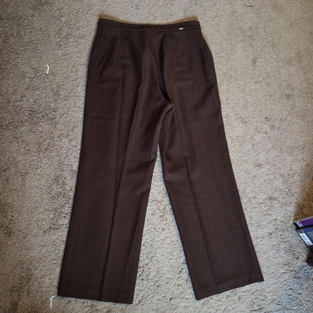 Vintage Vtg 70s Levi’s Chocolate Brown Work Pants Trousers Sz L
