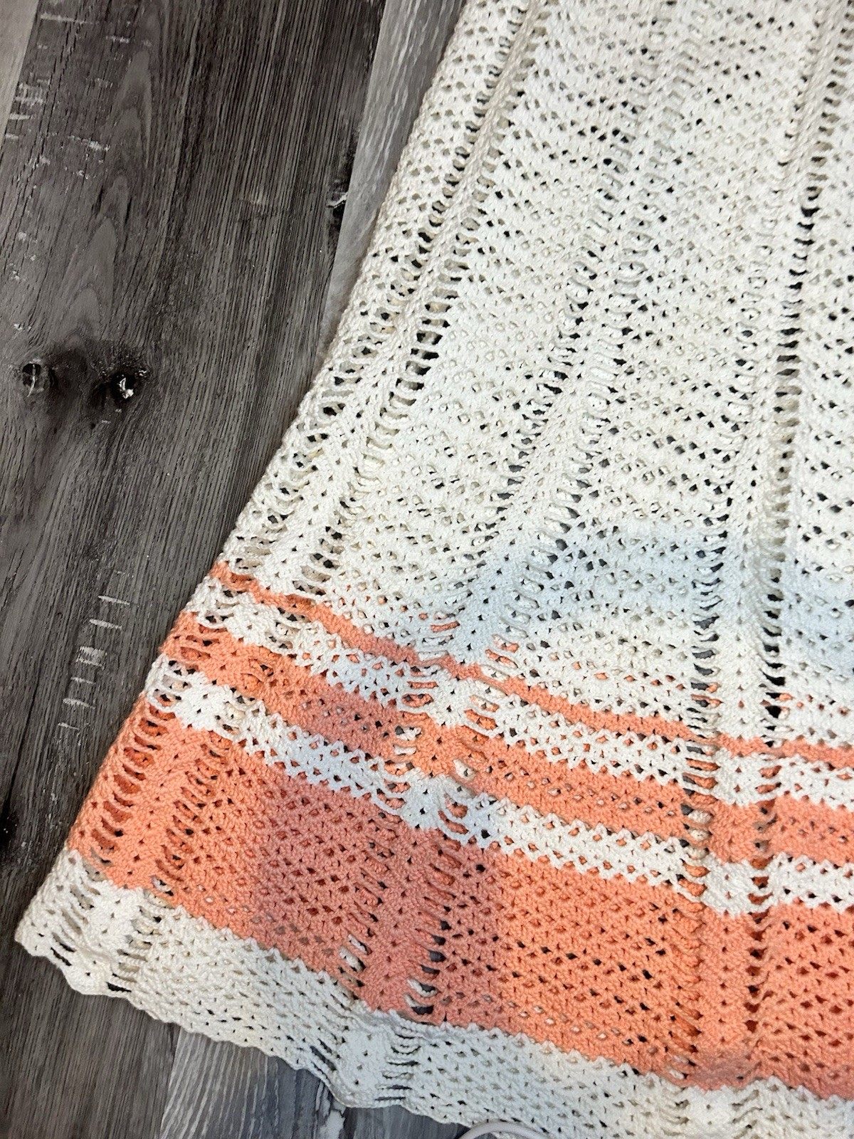 Young Ladies Vintage Crochet Over Skirt. Handmade. Lovely Piece. XS/S