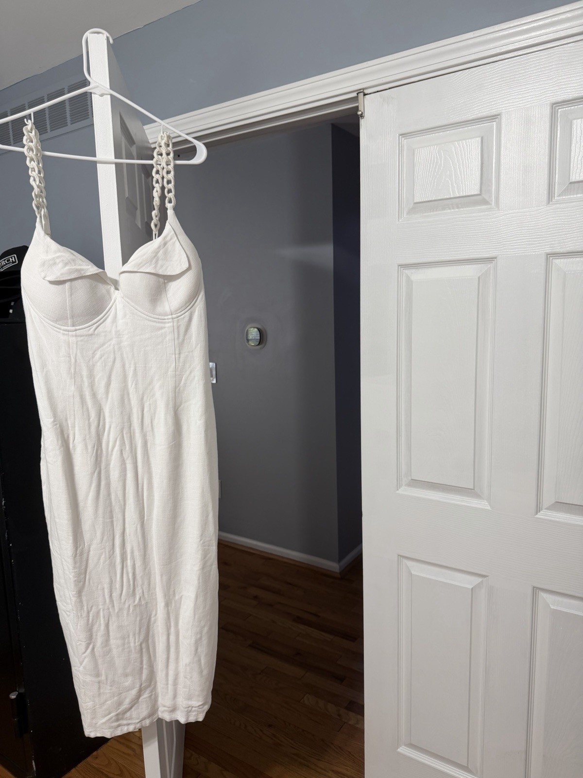 JLUX Label Women’s White linen dress size XL