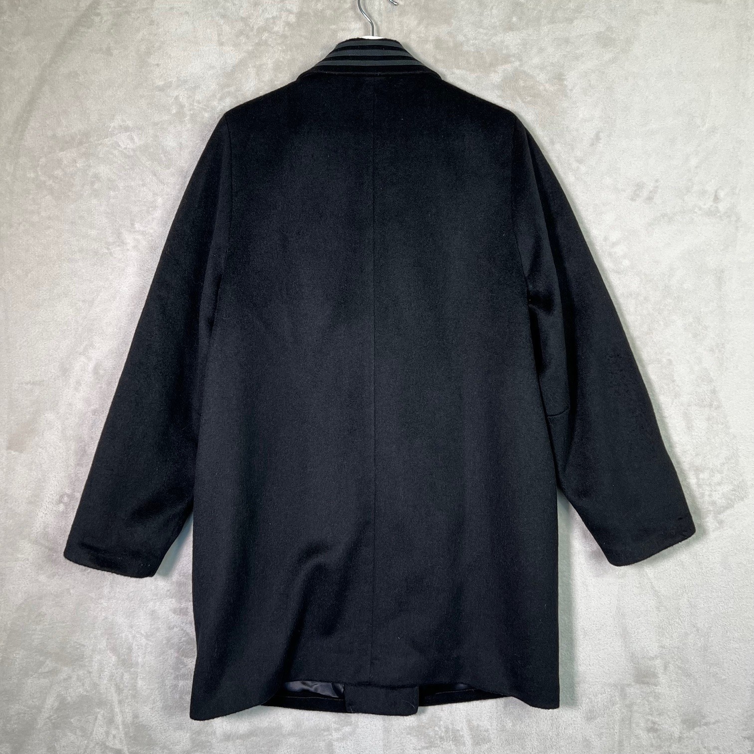 Vintage Donnybrook Black Double Breasted Nautical Coat USA XL 16