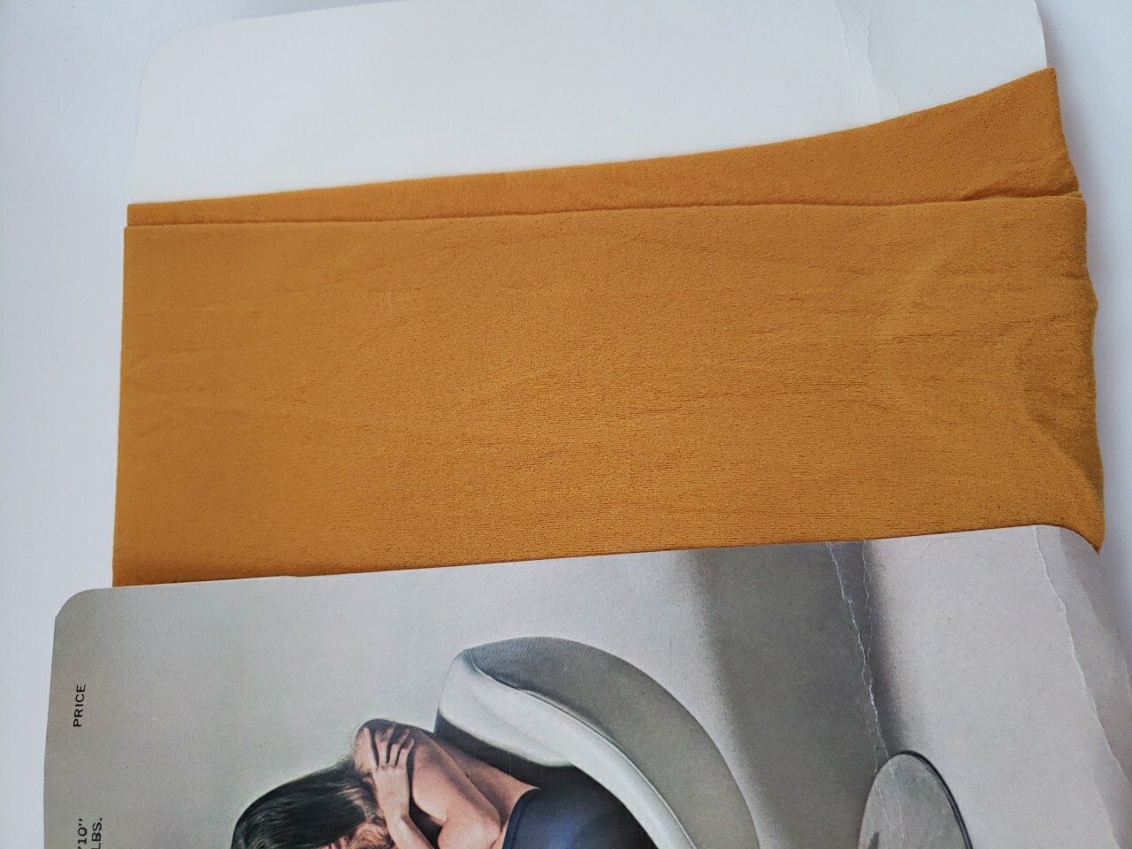 Vintage Mod 1960s London Legs Nylons Tights New NIP Purple Yellow One Size