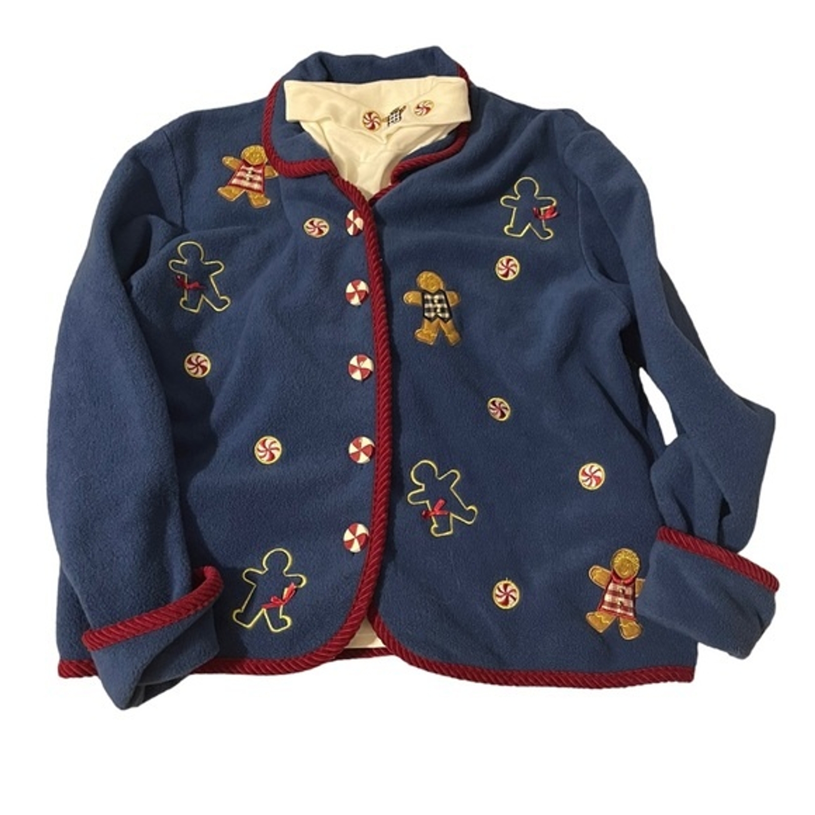 Vintage Mandal Bay Gingerbread Man Sweater with Turtle neck