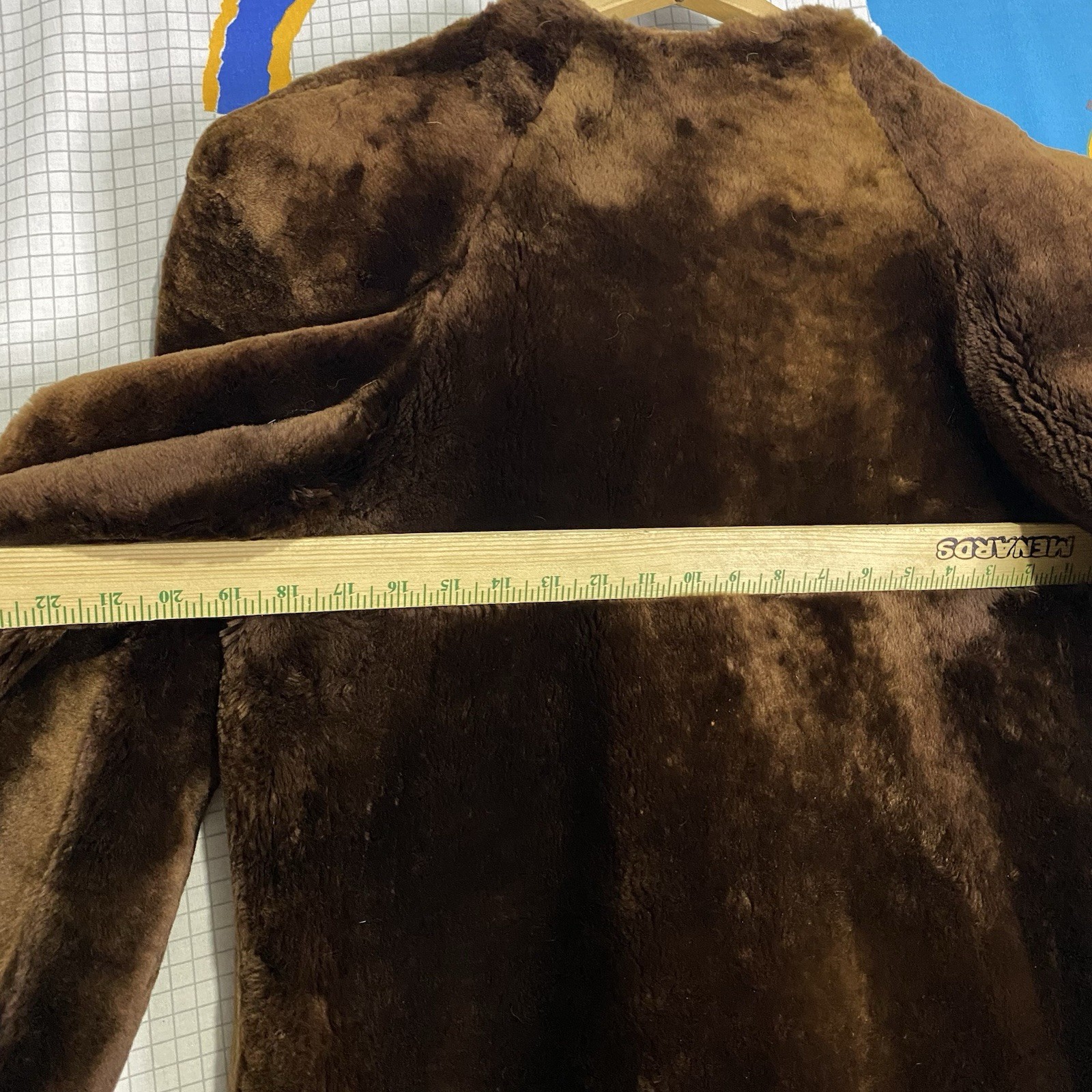 Vintage 50s Brown Mouton Fur Coat Medium Lamb Beaver Mink 60s Velvet Kansas City