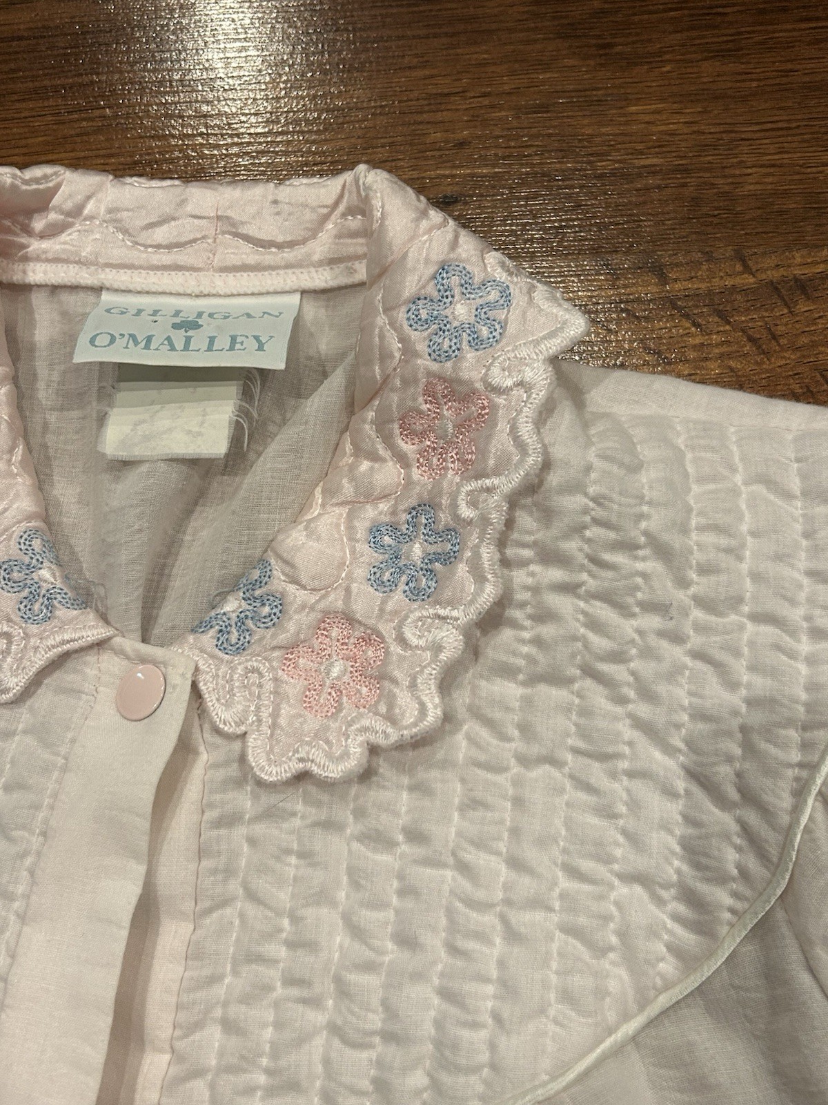 Vintage House Dress Nap Dress Nightgown Cottagecore Long Sleeve Size S M
