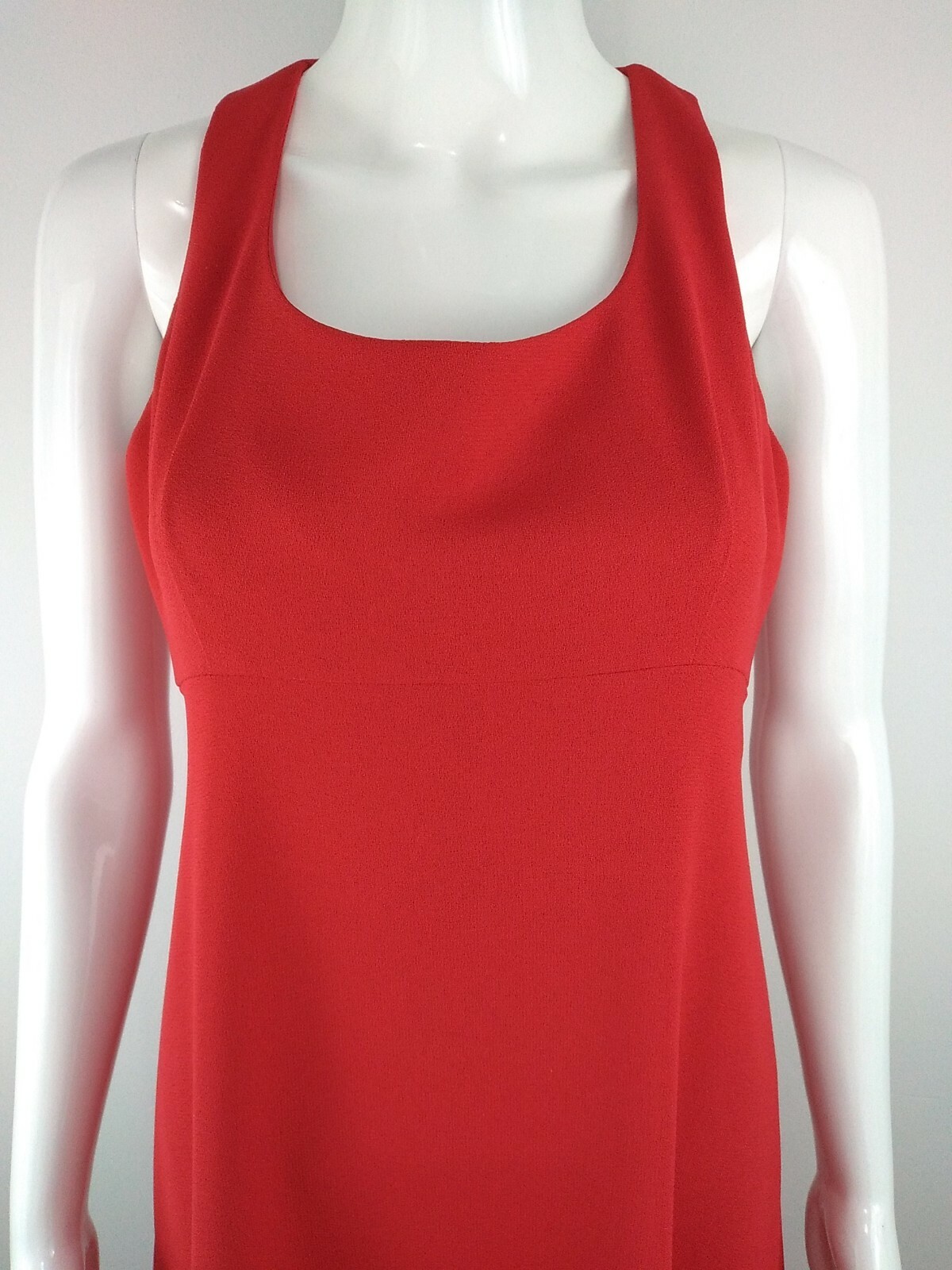 Nicole Miller New York City A-line Sleeveless Dress VTG Union Made USA Red Sz 6