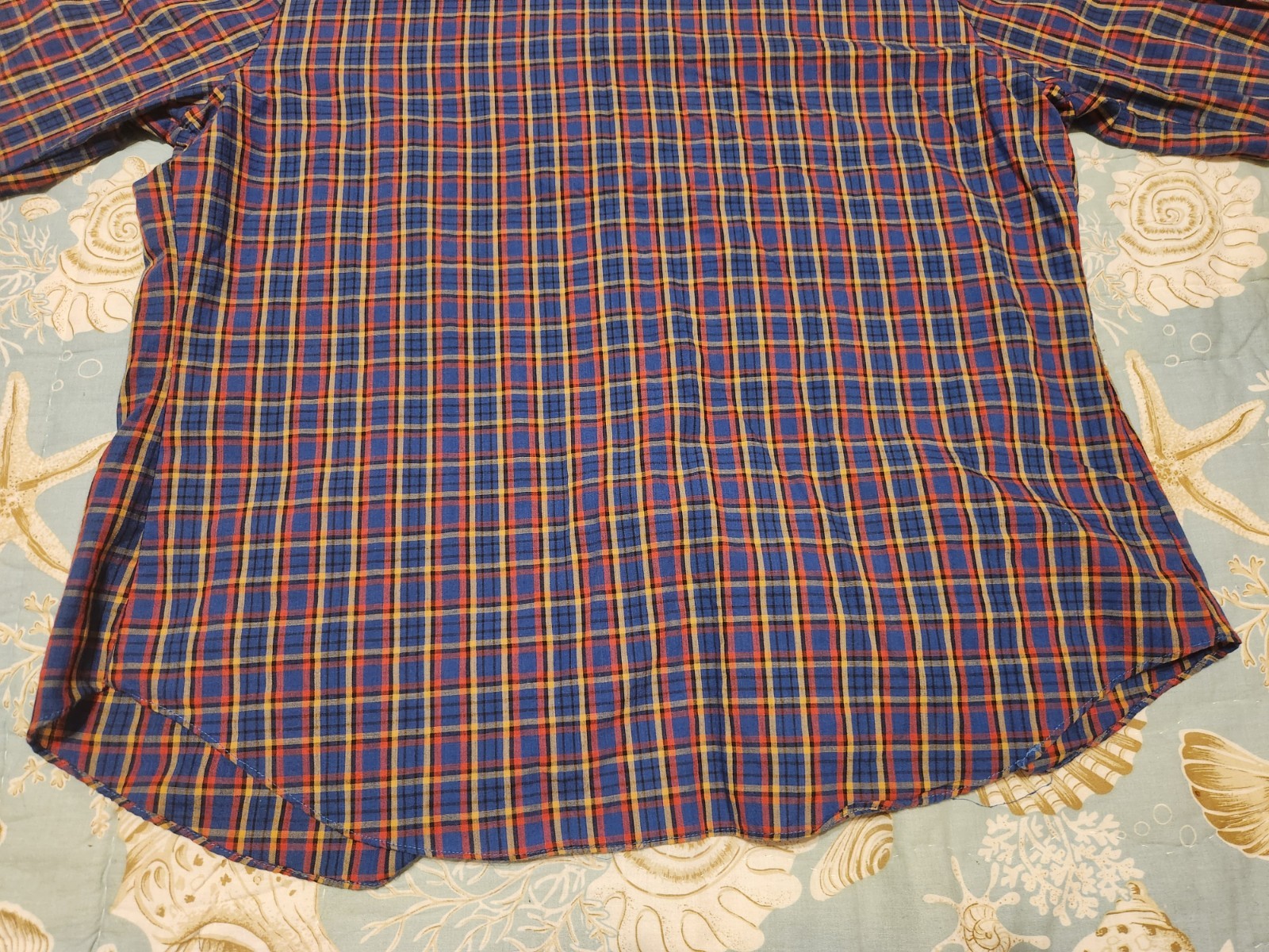 Vintage Plaid Shirt 70’s 80’s Sears The Fashion Place Size 18