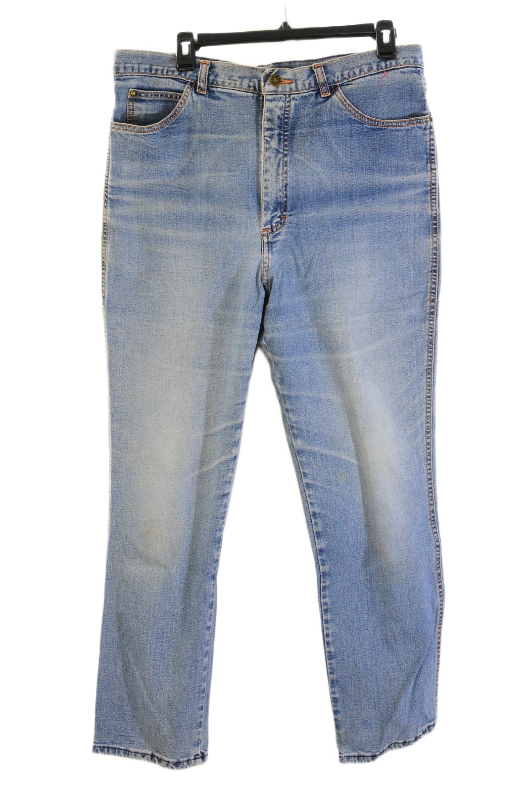 80s Vintage Gitano Jeans Womens Light Wash High Waist Straight Leg L 14 16 Denim