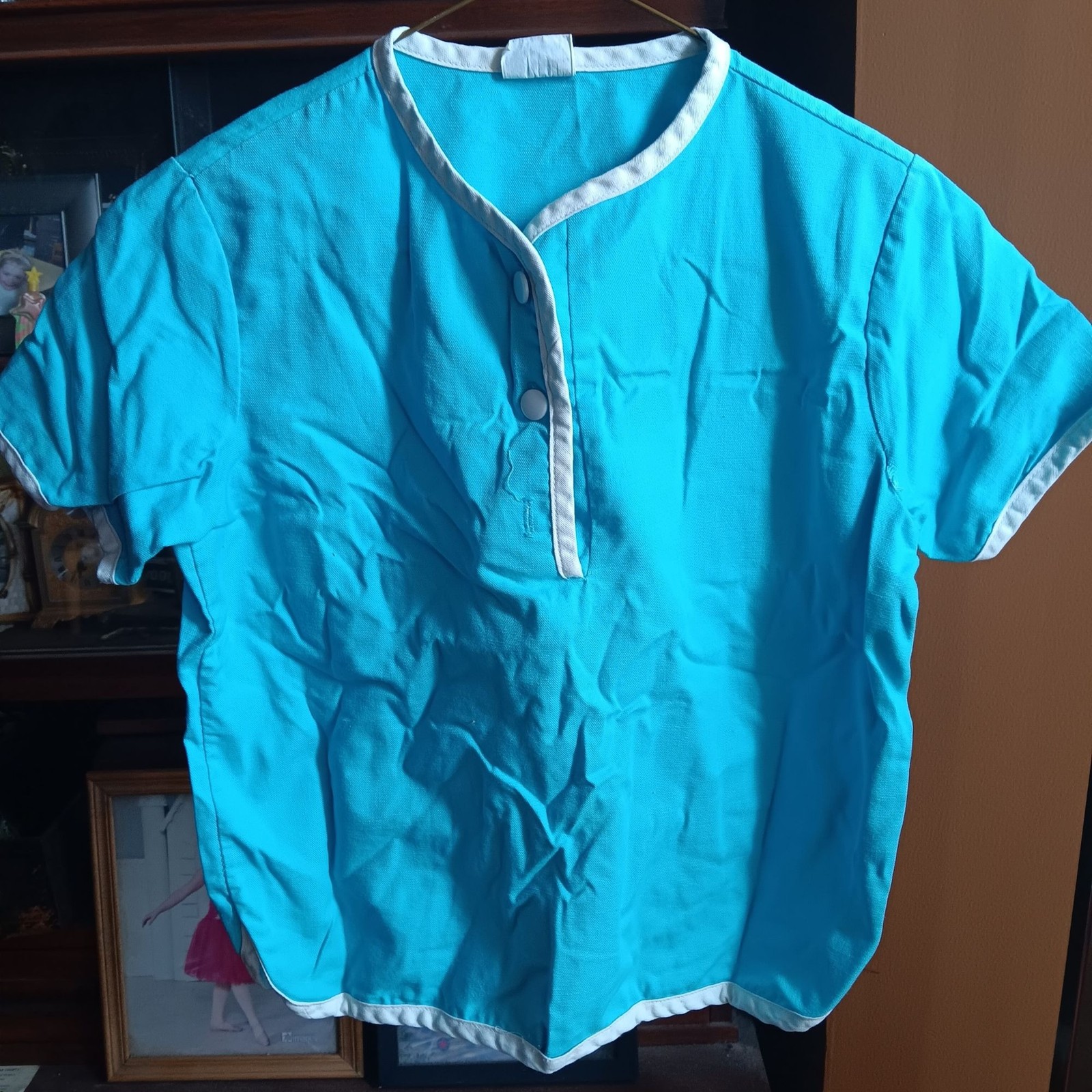 True Vintage 1960’s Women’s XS Girls 12 Gym Class Uniform Penneys Blue Scooter