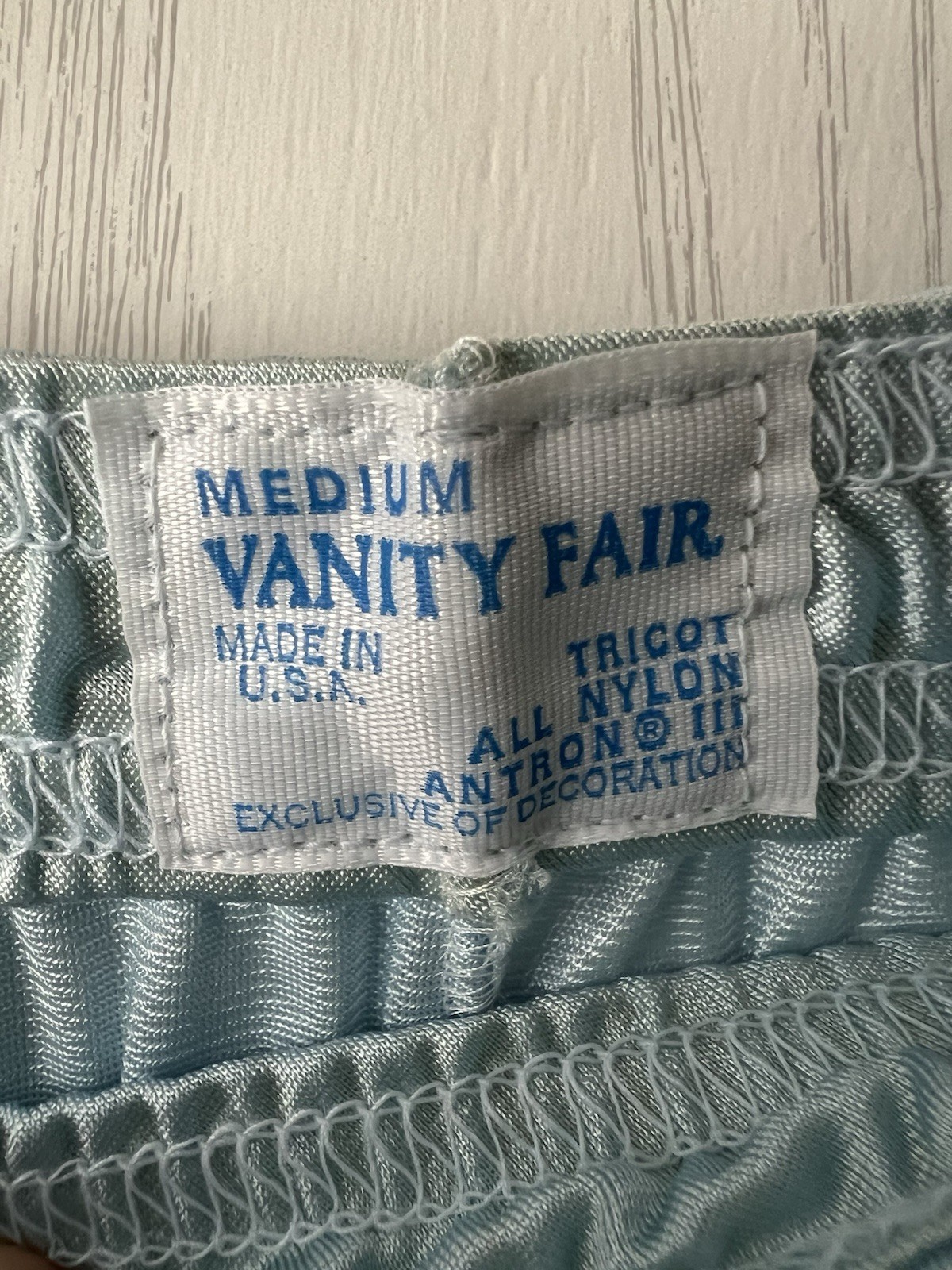 Lot Of 2 VANITY FAIR Vintage Pajama Sets Soft Pink & Blue Pants + Top All Nylon