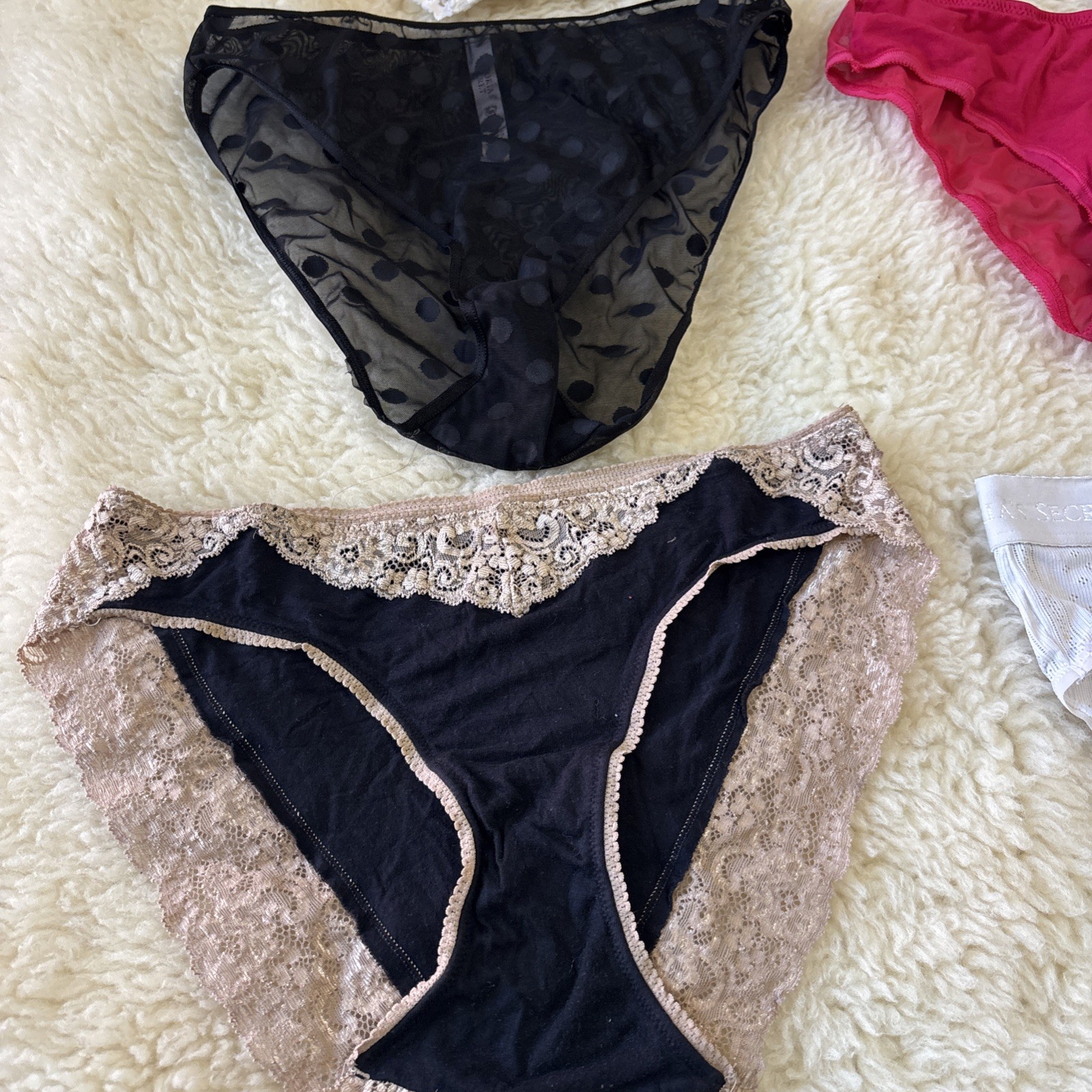 Vintage Lote 10 Pink/victoria Secrets Pantis #092