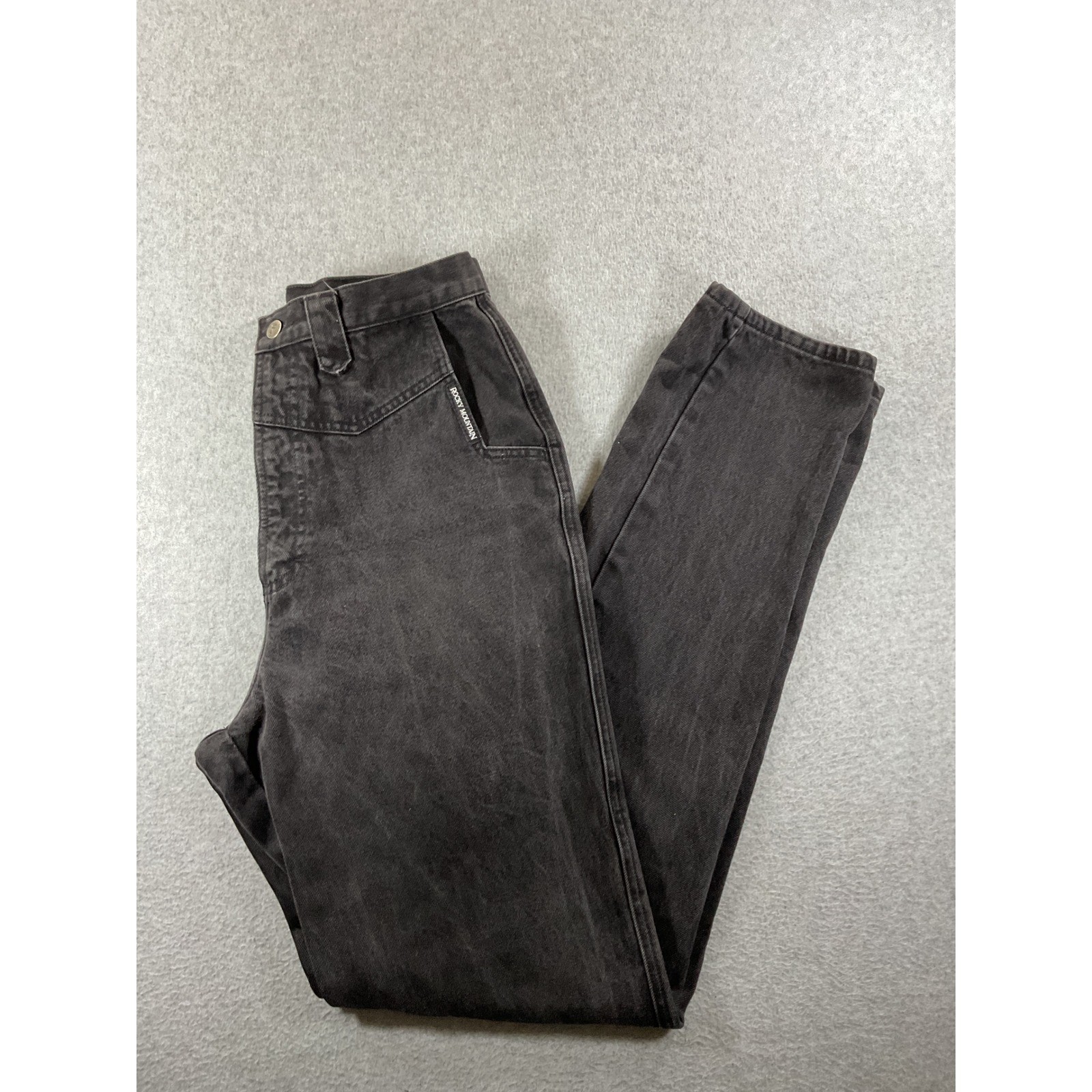 Vintage Rocky Mountain Black Western High Waisted Tapered 13/14 1269