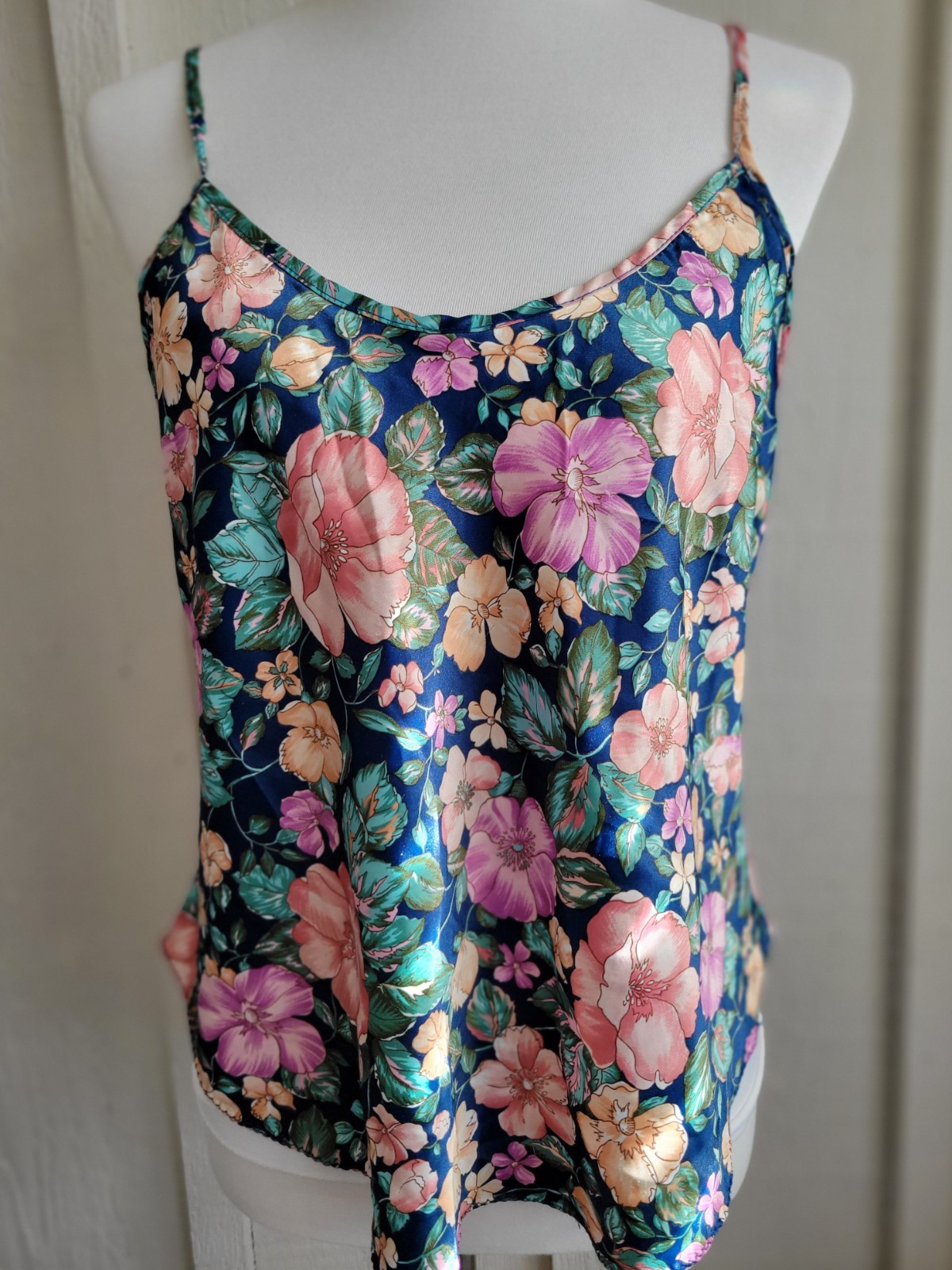 VTG California Dynasty Satin – Cami-Shorts -Resortwear-Travel Athleisure